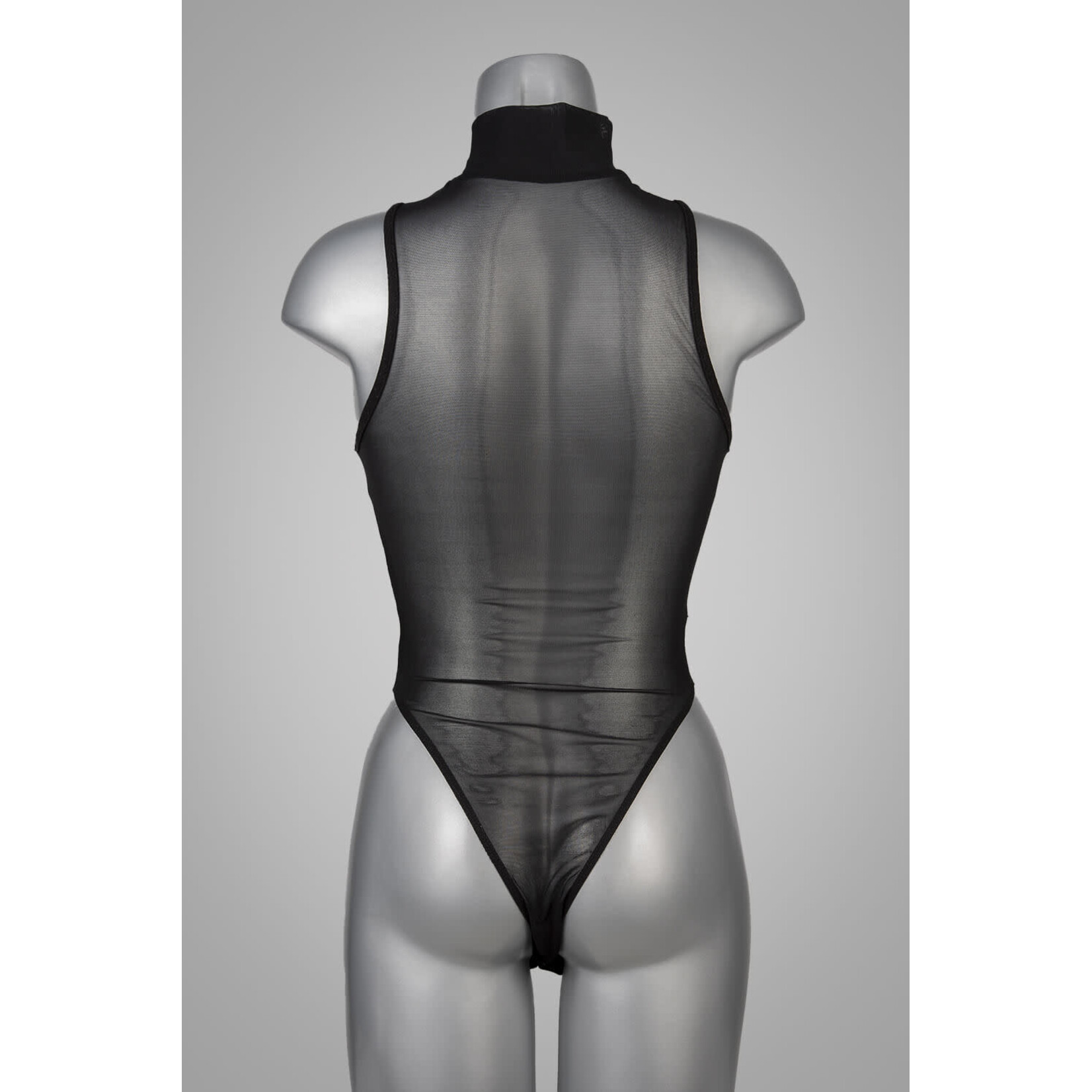 Voyeur X Col body- mesh- zwart