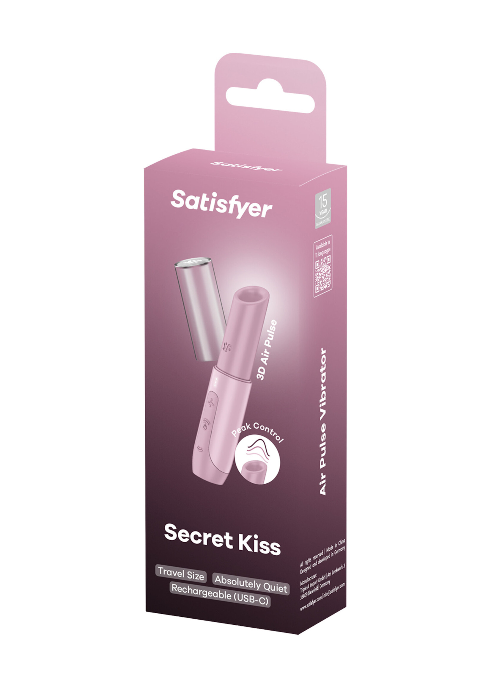 Satisfyer Pro 2 secret - kiss old rose