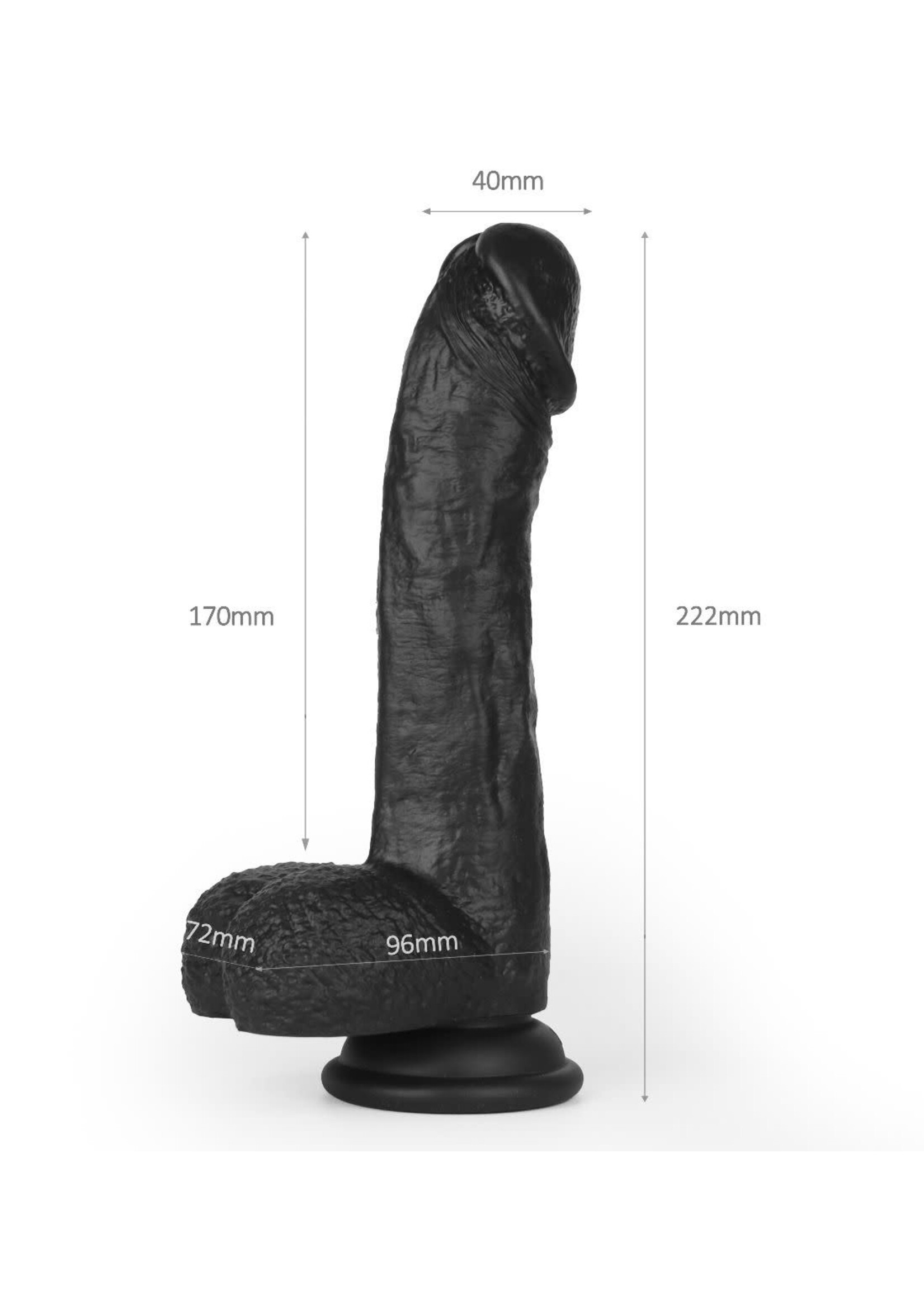ZennToys Super soft realistic dildo with warming function - 22,2 cm