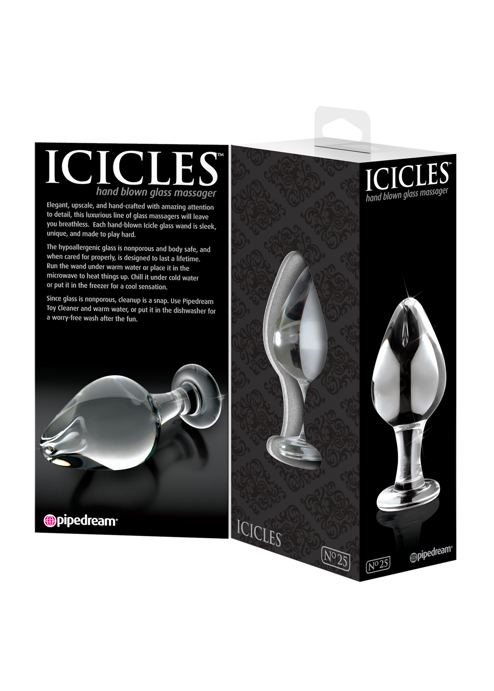 Pipedream No. 25 glass plug