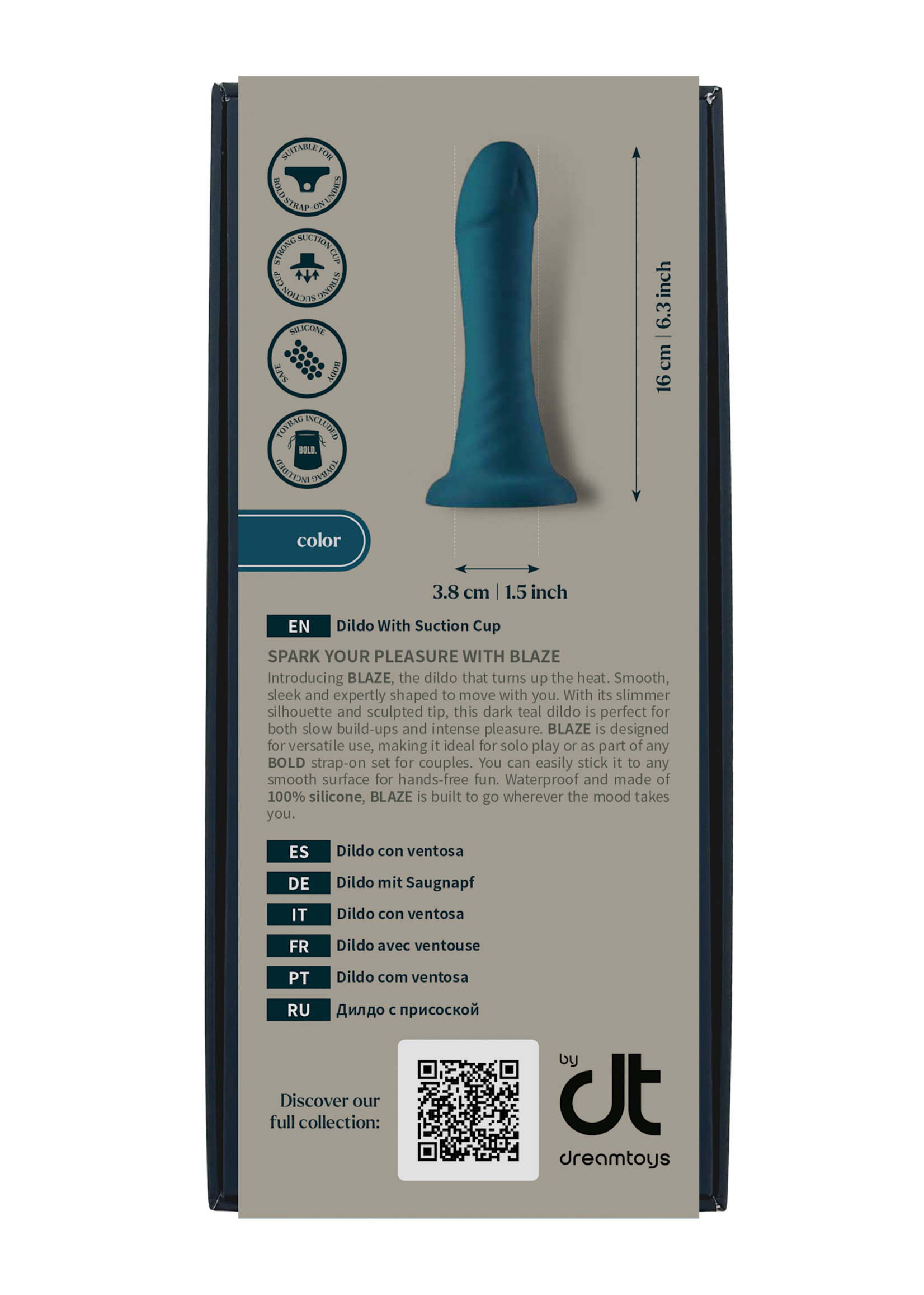 Dream Toys Blaze dildo with suction cup