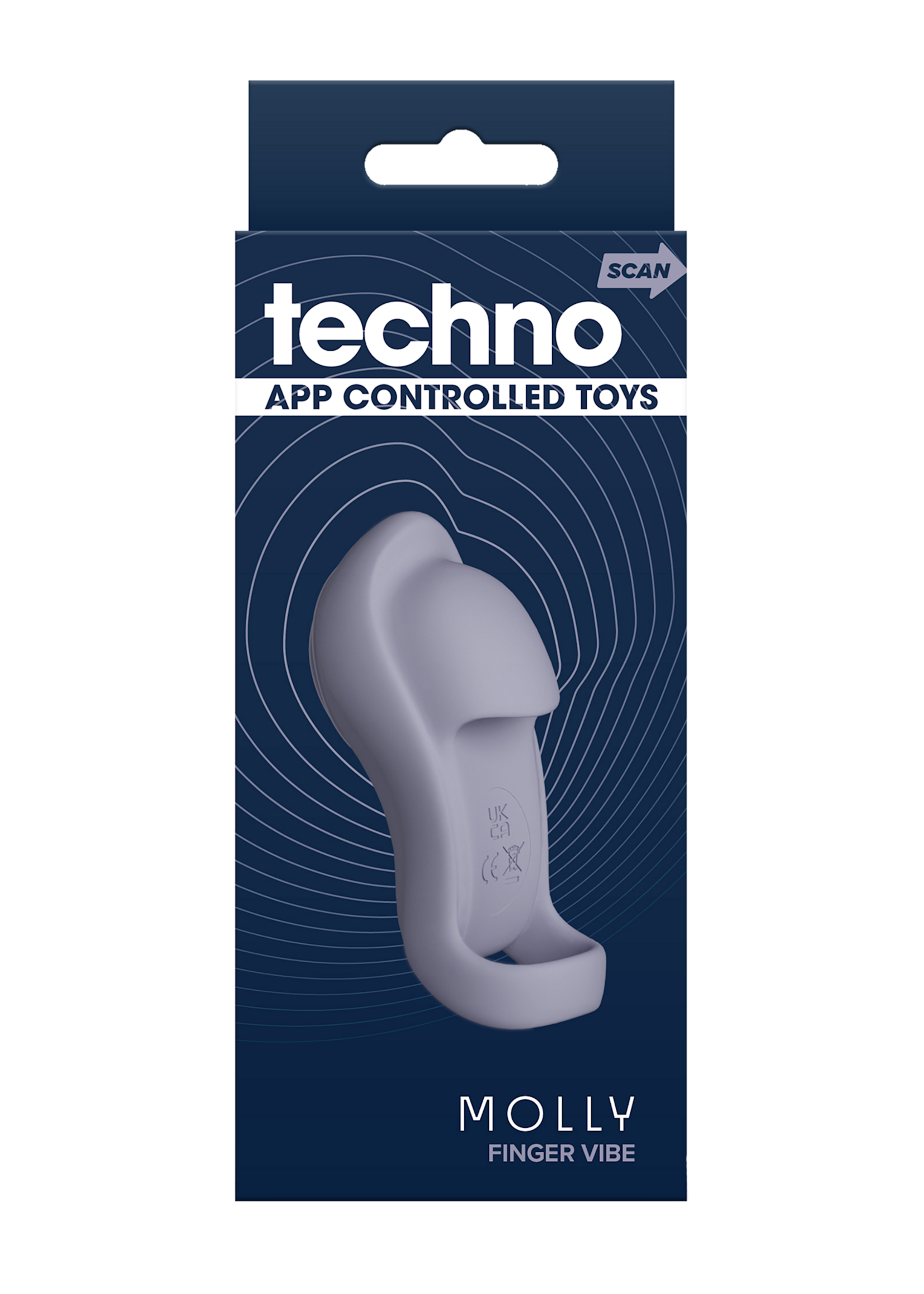 NS Novelties Molly gray - finger vibe