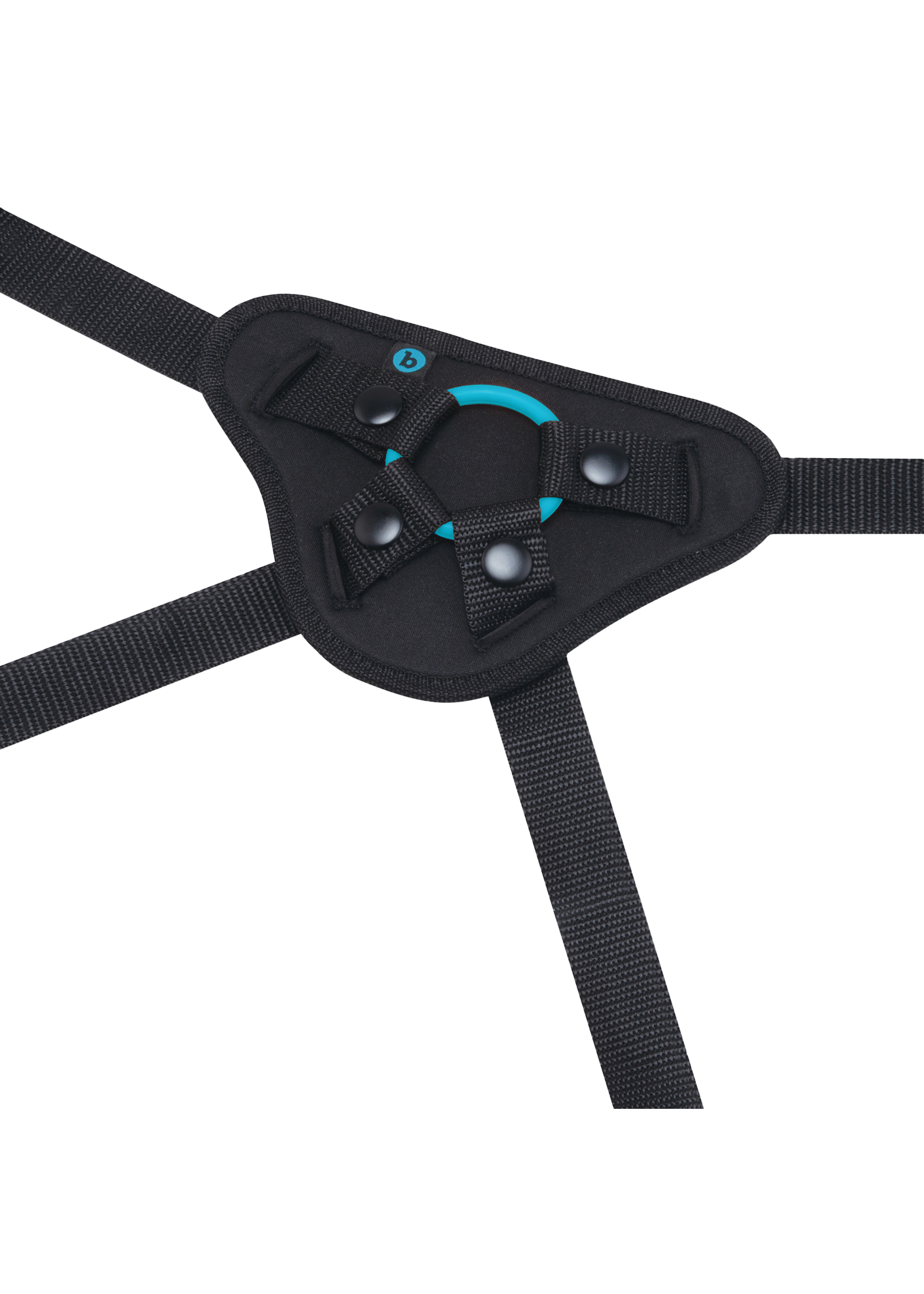 B-vibe Every body strap-on harness set with 6 inch silicone dildo Peg