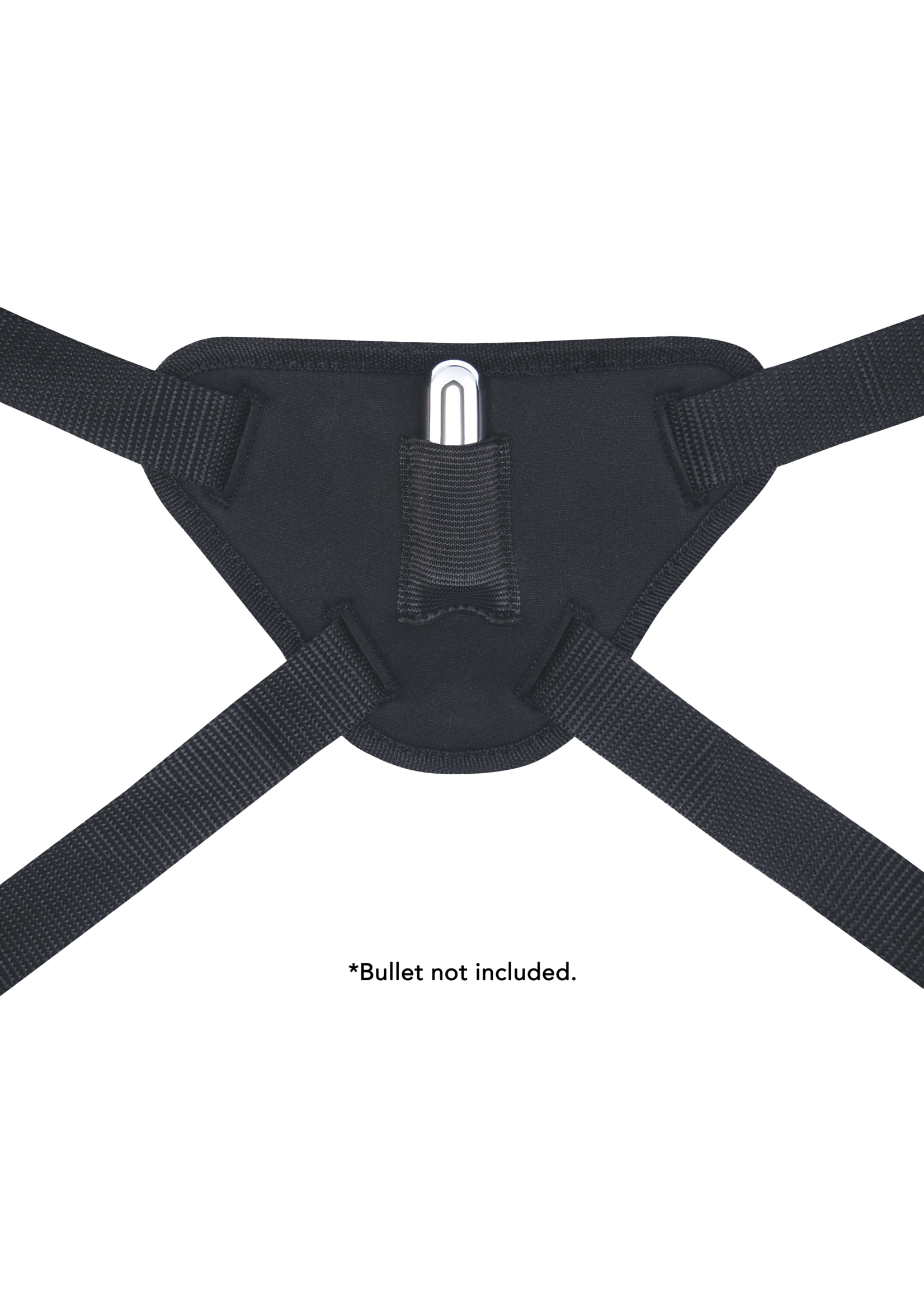 B-vibe Beginners strap-on harness set with 5 inch silicone dildo peg