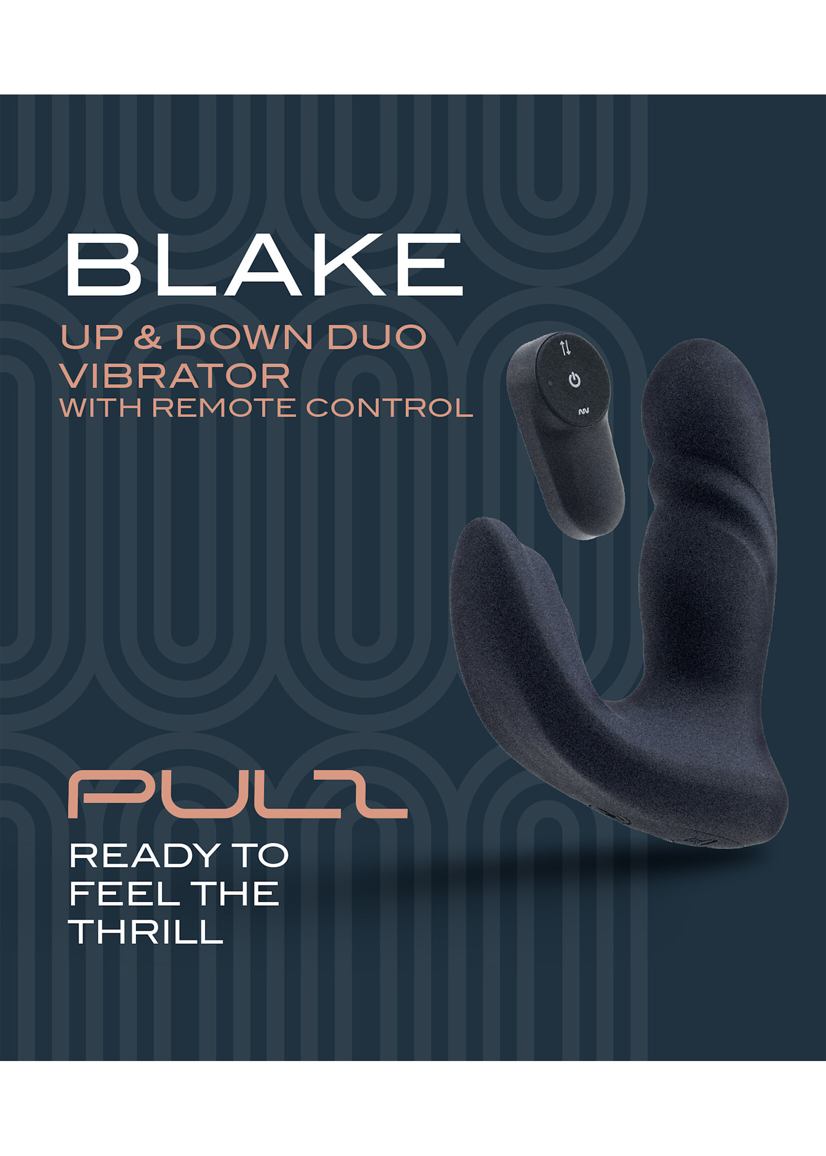 Dream Toys Blake up & down duo vibrator with remote control