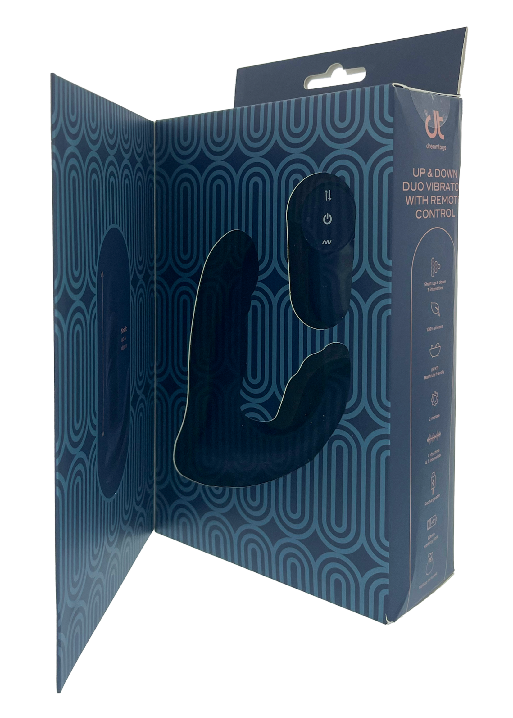 Dream Toys Blake up & down duo vibrator with remote control