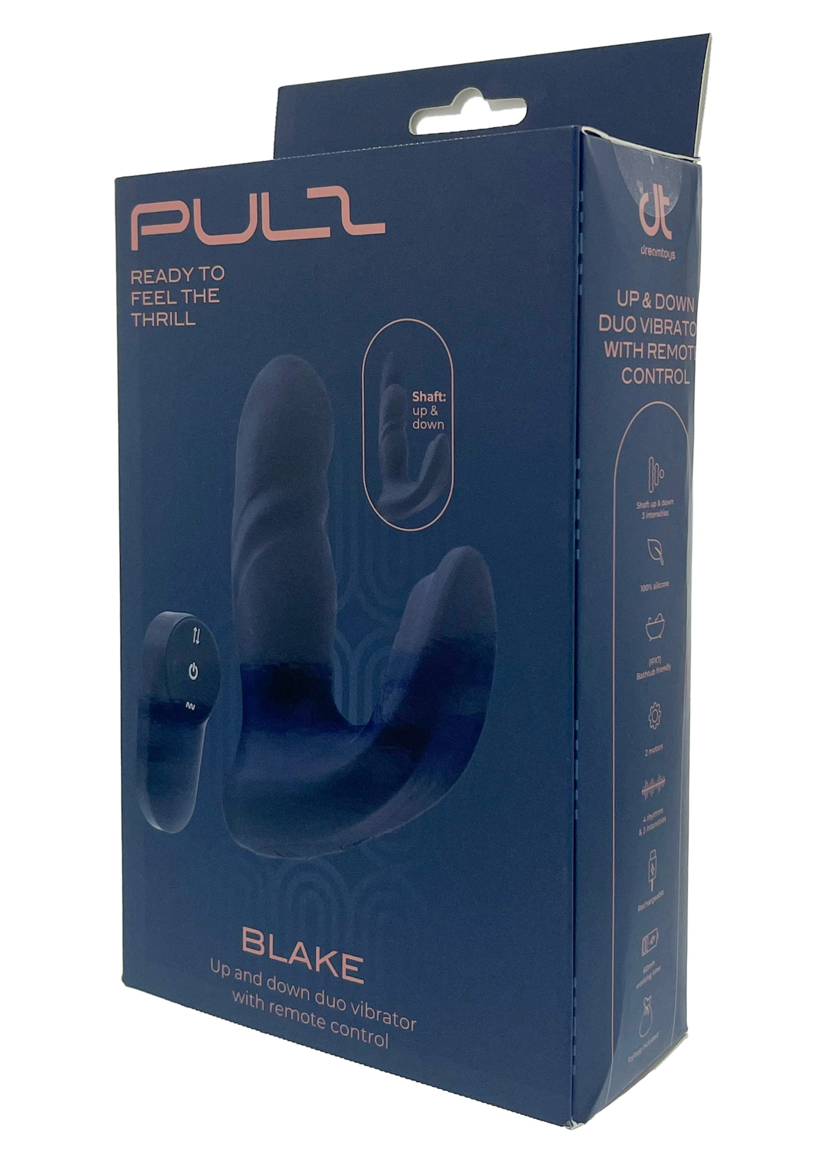Dream Toys Blake up & down duo vibrator with remote control