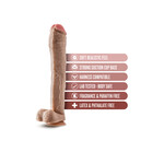 Blush Mr. Ed dildo With Balls beige - 33 cm
