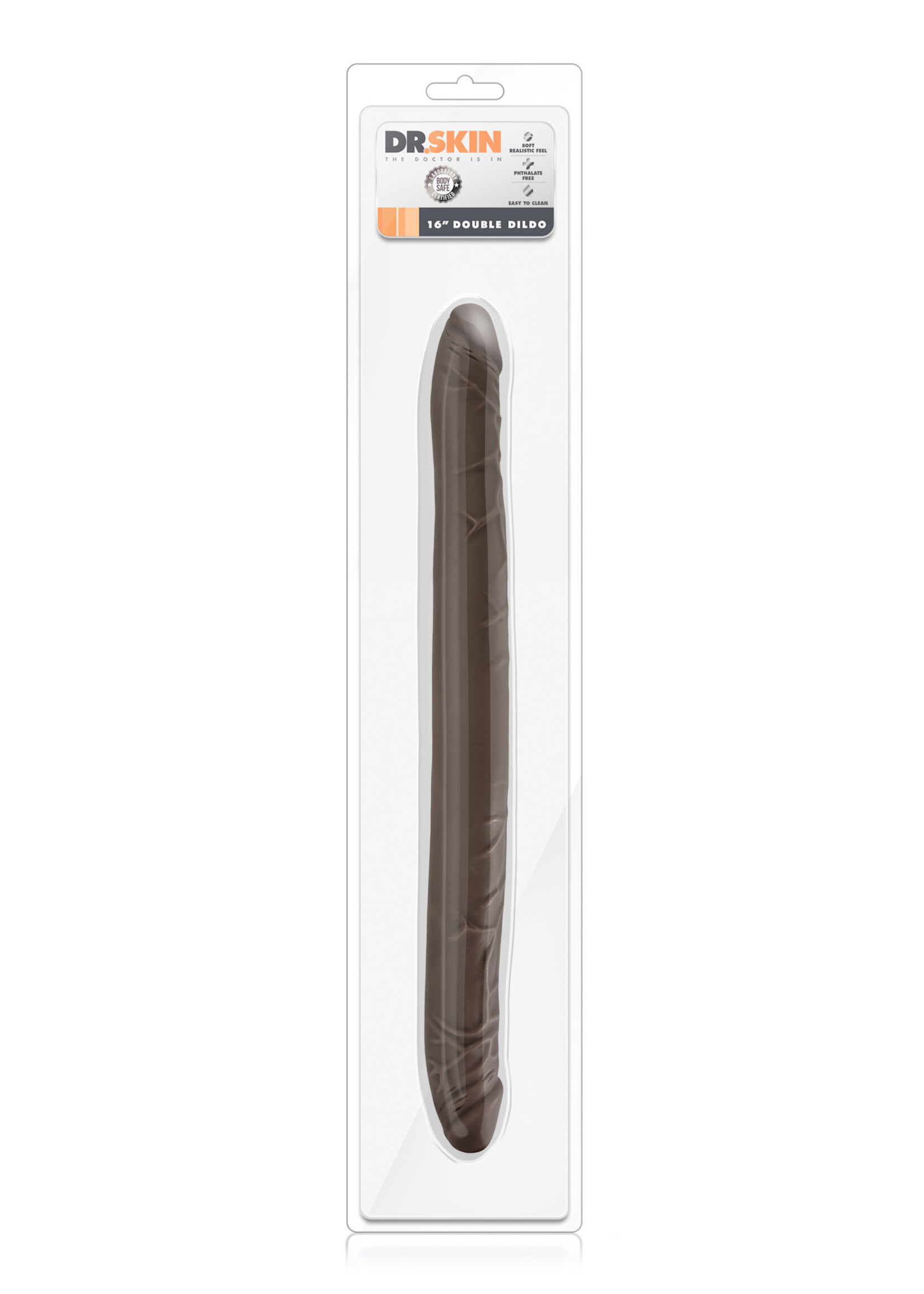 Blush Double dildo chocolate - 41 cm