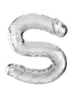 Pipedream Double dildo clear - 45 cm