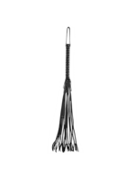 Rimba Zweep met 12 handgevlochten strengen - leer