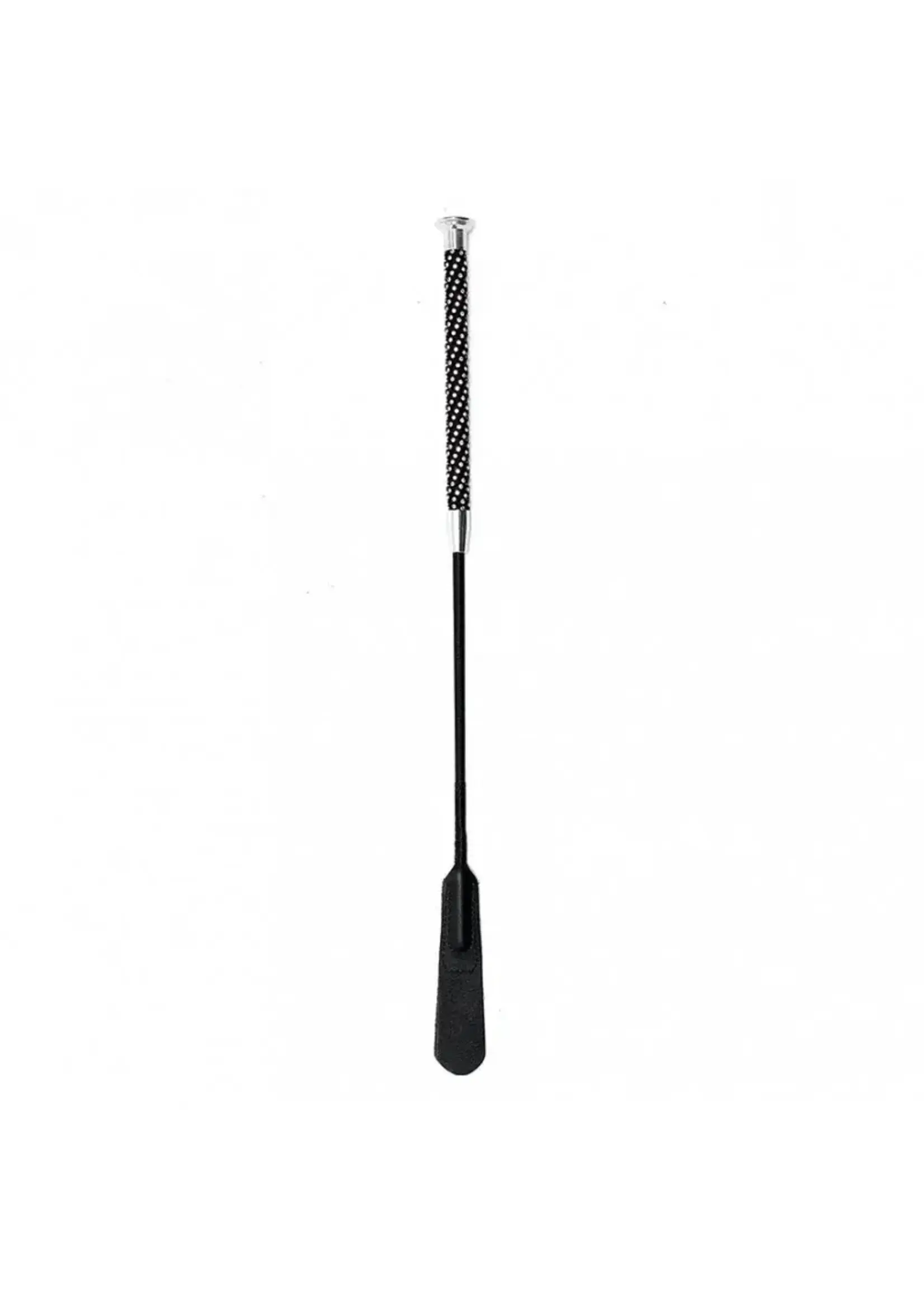 Rimba Paardrijzweep met diamanten handvat