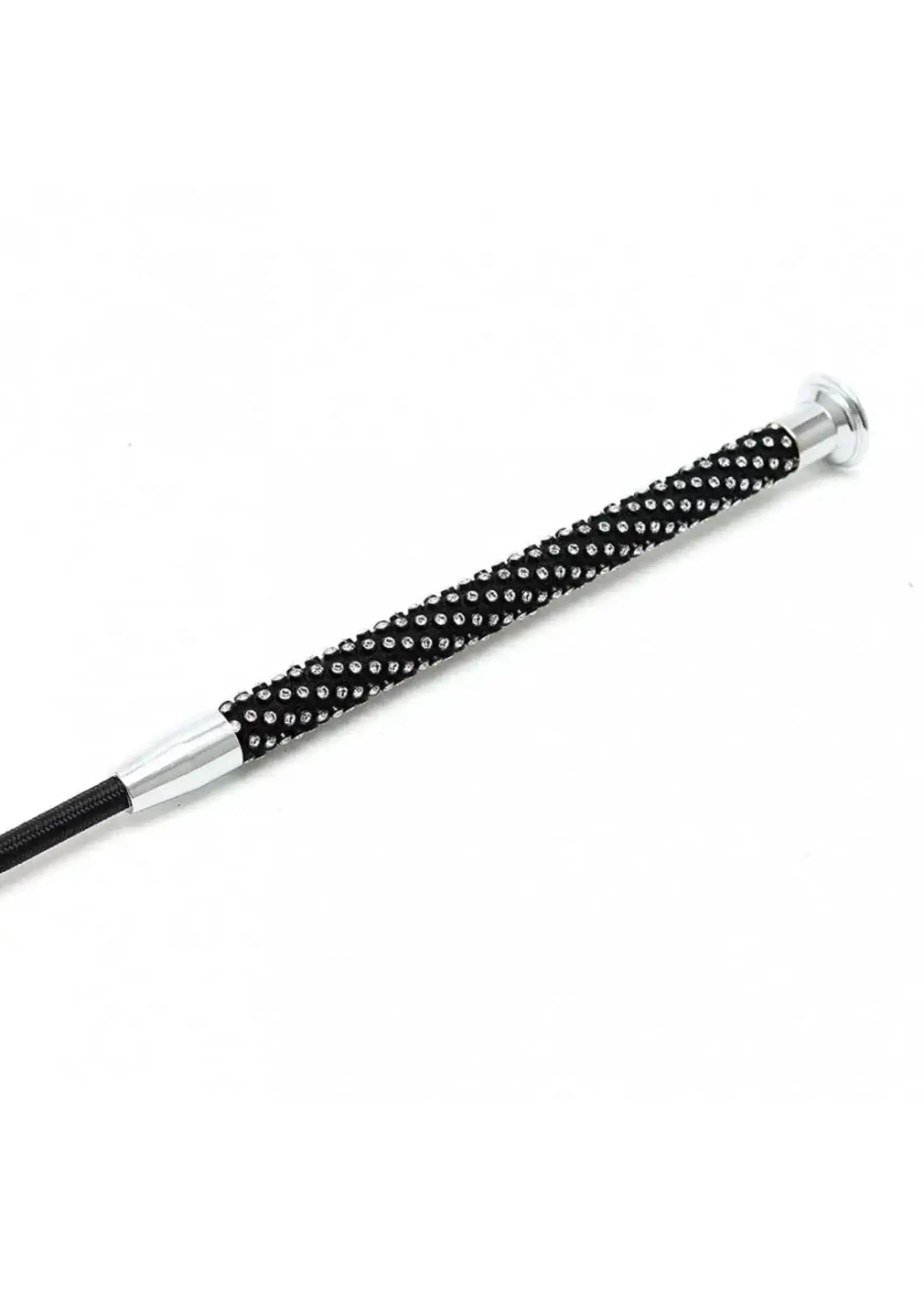 Rimba Paardrijzweep met diamanten handvat