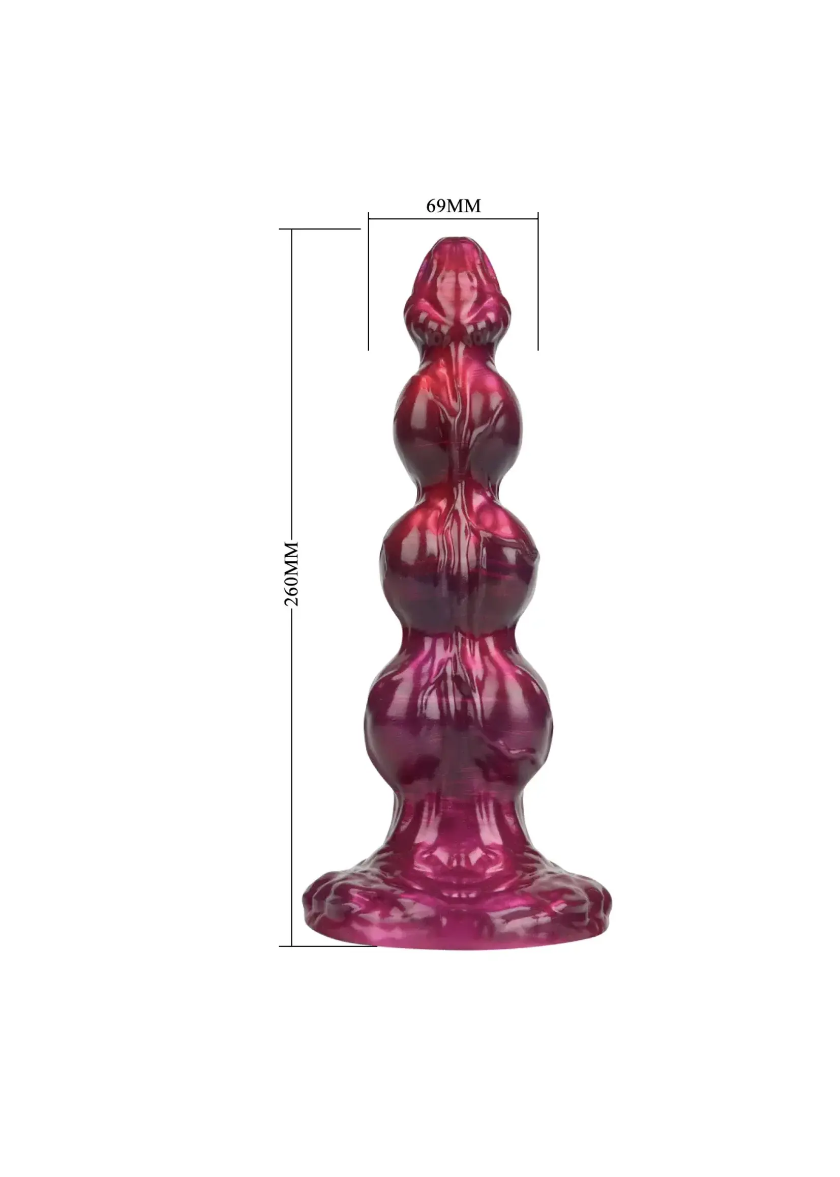 Power Monsters Primal beastlord rippled monster dildo - 26 cm