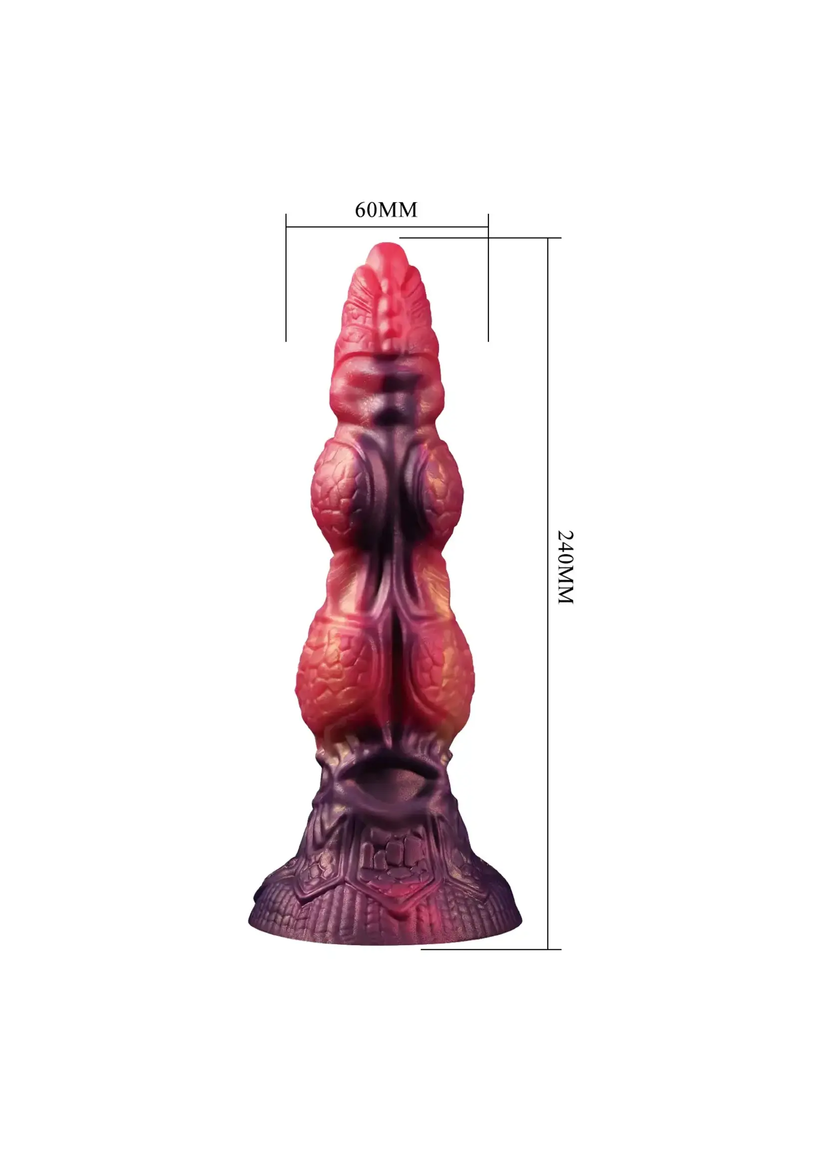 Power Monsters Savage beastlord rippled monster dildo - 24 cm