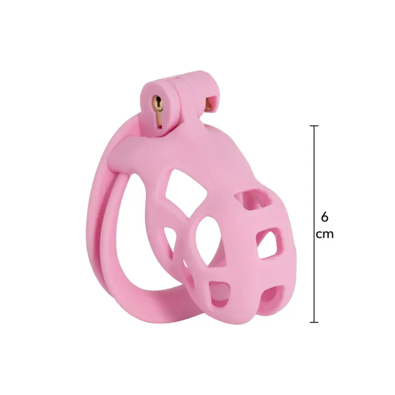 Penis prison cock cage short - pink