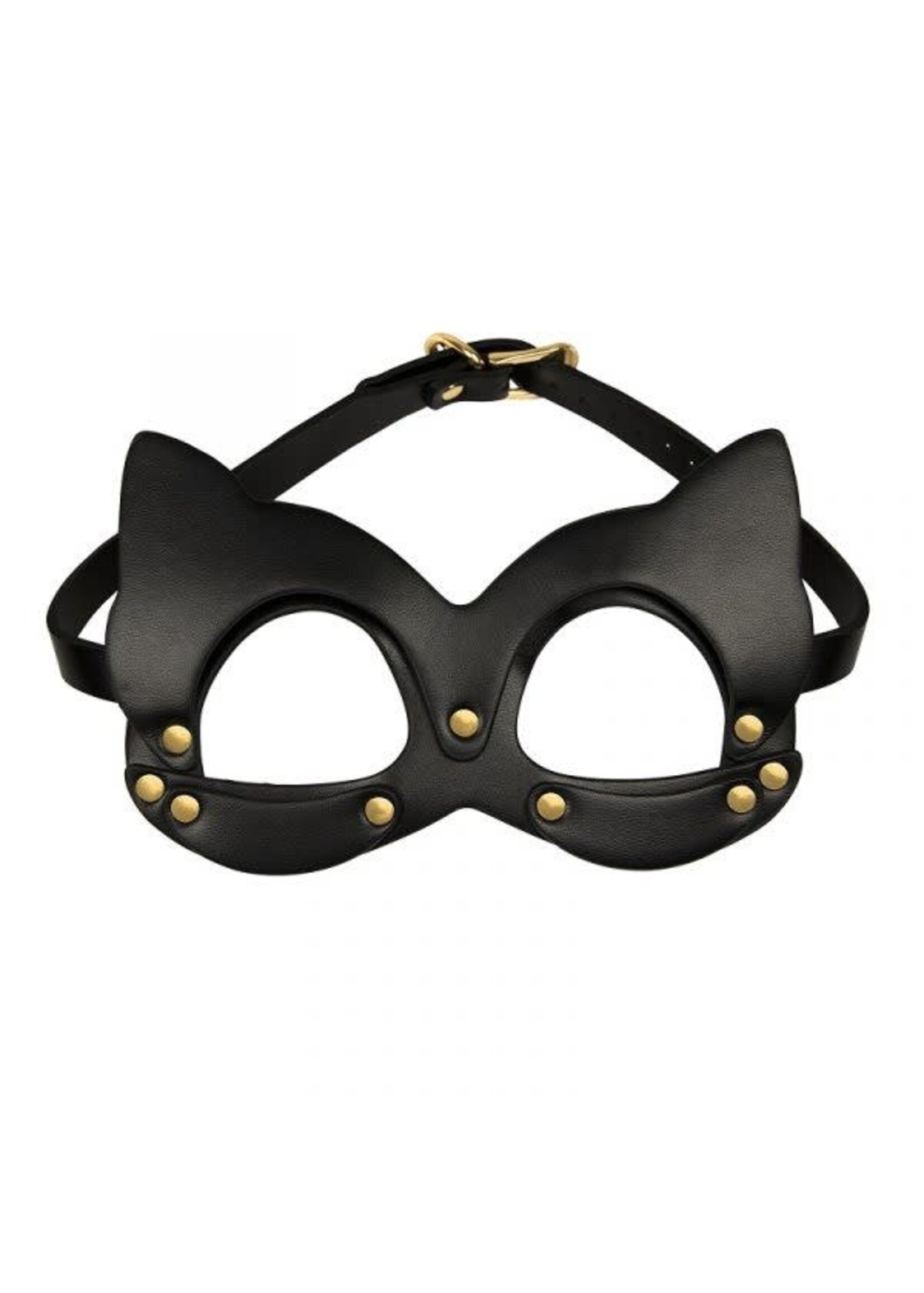 Kinky Diva Cat mask – black/gold