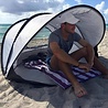 Amazon DERYAN LUXE Tente de Plage Pop Up XXL - Anti-UV FPS 50+ - Crème/Argent Amazon DERYAN LUXE Tente de Plage Pop Up XXL - Anti-UV FPS 50+ - Crème/Argent
