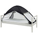 DERYAN Luxe Bedtent Pop-Up zwart - Klamboe 1 persoons - 1mm gaas - verduisterend DERYAN Luxe Bedtent Pop-Up zwart - Klamboe 1 persoons - 1mm gaas - verduisterend