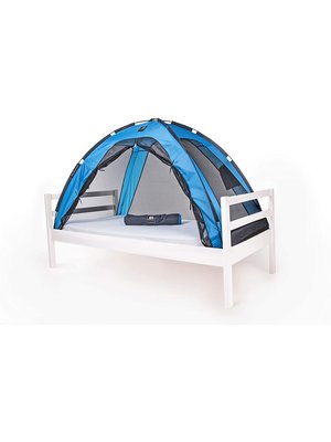 Deryan Deryan Moustiquaire pour tente de lit - 200x90cm - Moustiquaire de haute qualité avec maille de 1mm - Bleu