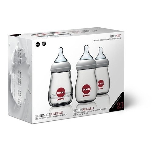 Joovy Joovy Boob Babyflasche - Neugeborenes Starterset 0M bis 12M - Geschenkset Standardflasche Joovy Joovy Boob Babyflasche - Neugeborenes Starterset 0M bis 12M - Geschenkset Standardflasche