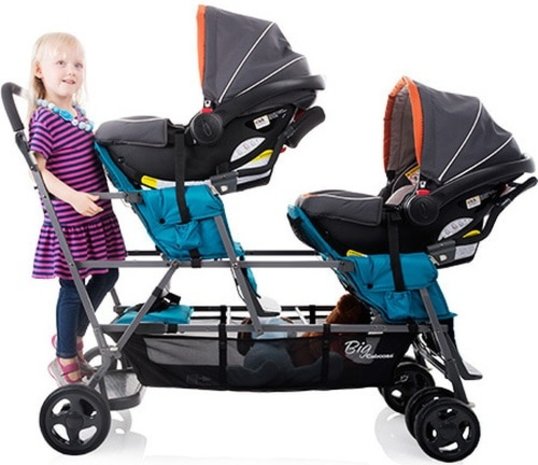 Joovy Big Caboose Graphite Turquoise 