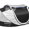BOL DERYAN Luxe Cocoon Pop Up Tent Anti Uv Fps 50+ 2 Seconds - Zilver/ Zwart - 2 Persoons BOL DERYAN Luxe Cocoon Pop Up Tent Anti Uv Fps 50+ 2 Seconds - Zilver/ Zwart - 2 Persoons