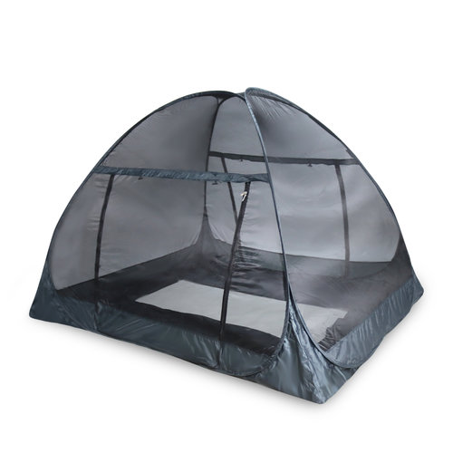 Deryan Deryan Bed Tent Pop Up Moustiquaire - 200x180cm - Moustiquaire de la plus haute qualité Moustiquaire 1mm Mesh - Noir