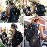 Deryan Deryan Wickeltaschen-Rucksack mit Wickelauflage inklusive Flaschenwärmer, Kinderwagenhaken und Isolierfach Deryan Deryan Wickeltaschen-Rucksack mit Wickelauflage inklusive Flaschenwärmer, Kinderwagenhaken und Isolierfach