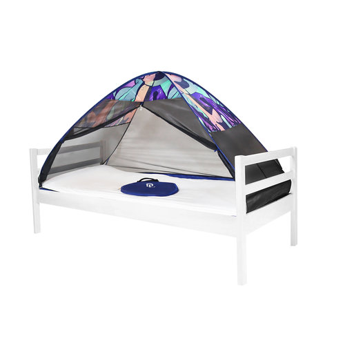 Deryan Deryan Bedtent Pop Up klamboe - 200x90cm - Hoogste kwaliteit Muggennet Muskietennet 1mm gaas - Story Deryan Deryan Bedtent Pop Up klamboe - 200x90cm - Hoogste kwaliteit Muggennet Muskietennet 1mm gaas - Story