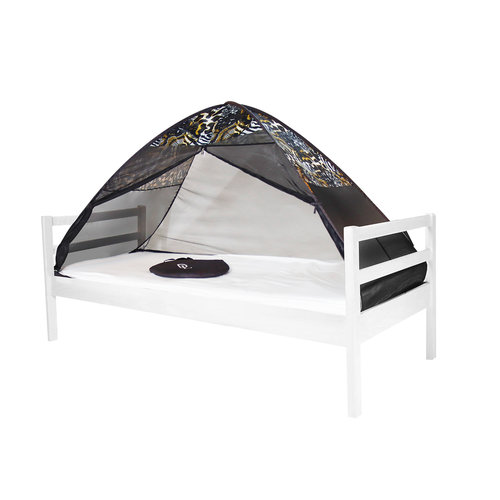 Deryan Deryan Bedtent Pop Up klamboe - 200x90cm - Hoogste kwaliteit Muggennet Muskietennet 1mm gaas - Zoo Deryan Deryan Bedtent Pop Up klamboe - 200x90cm - Hoogste kwaliteit Muggennet Muskietennet 1mm gaas - Zoo
