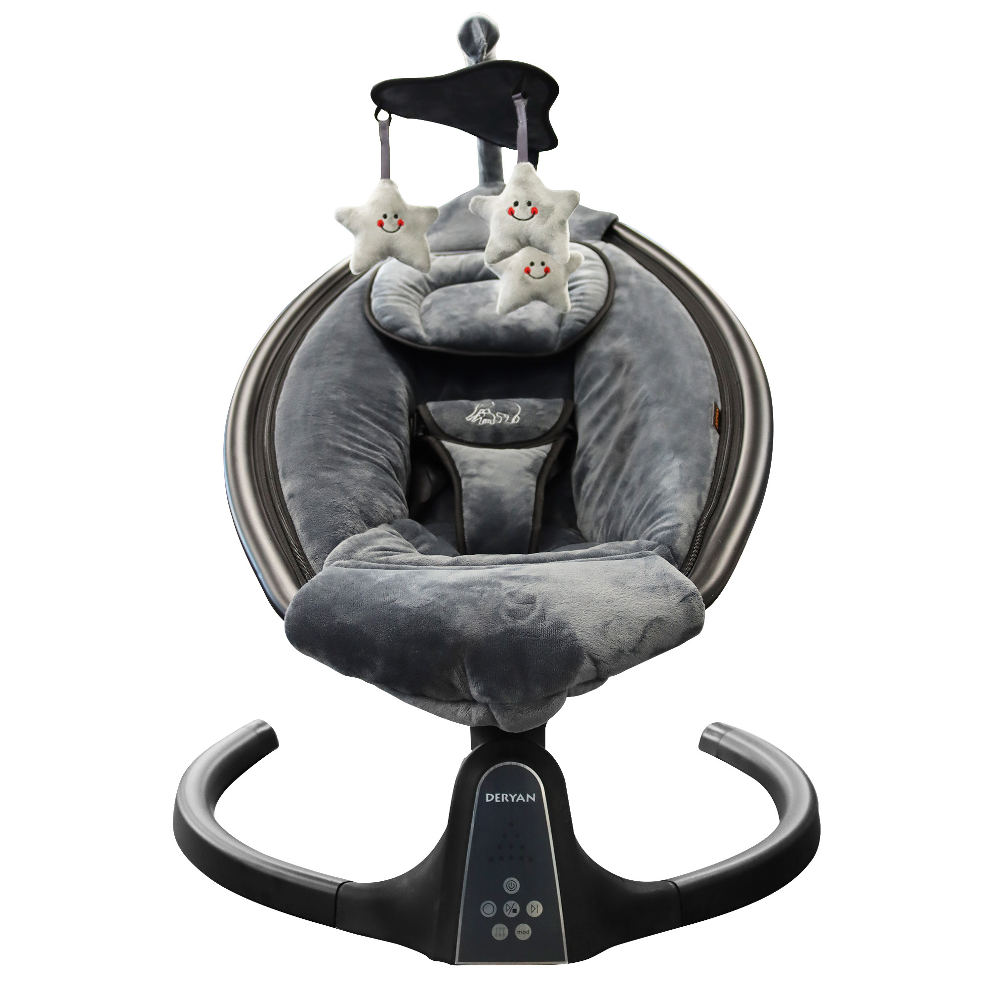 haak Bijzettafeltje terugvallen Deryan Baby Wipstoel - Schommelstoel - Elektrische schommel stoel baby -  Schommelstoel met Bluetoothfunctie en Afstandsbediening - BABY-PHANT