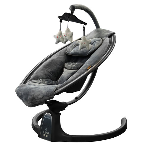 Deryan Deryan Baby Rocker - Schaukelstuhl - Elektrischer Schaukelstuhl Baby - Schaukelstuhl mit Bluetooth-Funktion und Fernbedienung