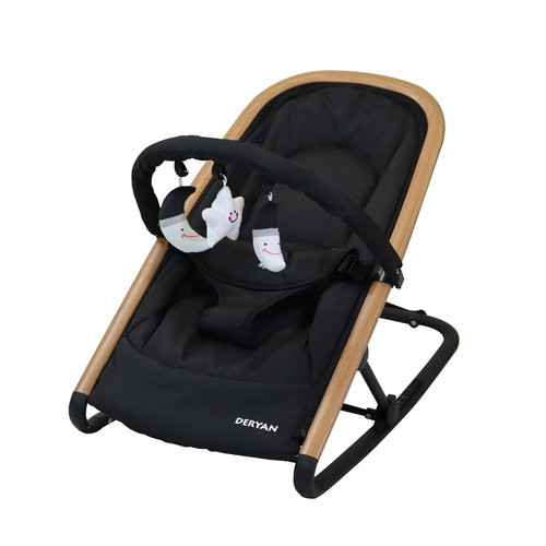 Deryan Deryan Rocker Luxe 2-in-1 Bouncer - Black Deryan Deryan Rocker Luxe 2-in-1 Bouncer - Black