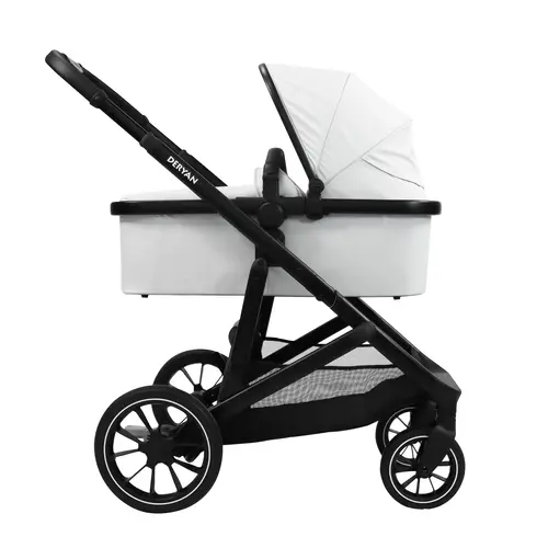 Deryan Deryan Evy V2 Pram - Duo Pram - Expandable - Includes carrycot Deryan Deryan Evy V2 Pram - Duo Pram - Expandable - Includes carrycot