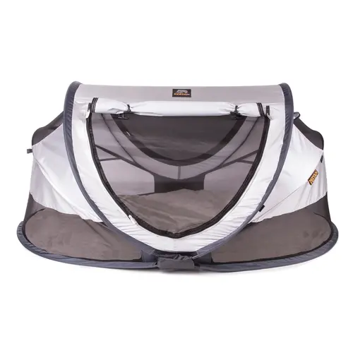 Deryan Deryan Toddler Luxury Camping Cot - Inclut un matelas autogonflant - Argenté Deryan Deryan Toddler Luxury Camping Cot - Inclut un matelas autogonflant - Argenté