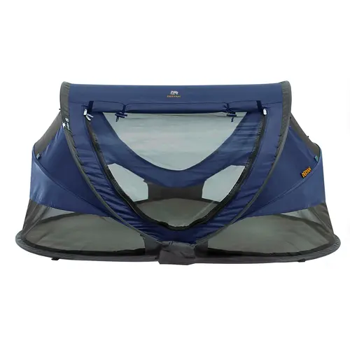 Deryan Deryan Peuter Luxe Camping Cot - Includes self-inflating mattress - Navy Deryan Deryan Peuter Luxe Camping Cot - Includes self-inflating mattress - Navy
