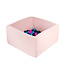 Misioo Ballenbak Vierkant 90x90x40 | Pink