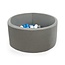 Misioo Ballenbak Rond 115x50 | Grey