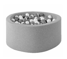 Ballenbak Rond 90x40 | Light Grey