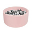 Misioo Ballenbak Rond 90x40 | Light Pink