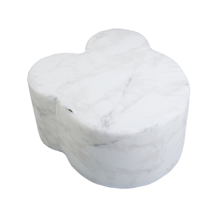 Poef - Beer- White Marble