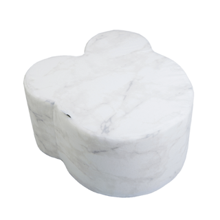 Poef - Beer- White Marble