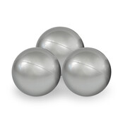 Ballenbak Rond 90x30 | Light Grey Corduroy incl. 200 ballen (Pearl/Silver/Light Blue)