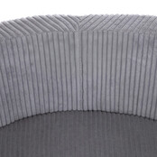 Ballenbak Rond 90x30 | Light Grey Corduroy incl. 200 ballen (Pearl/Silver/Light Blue)