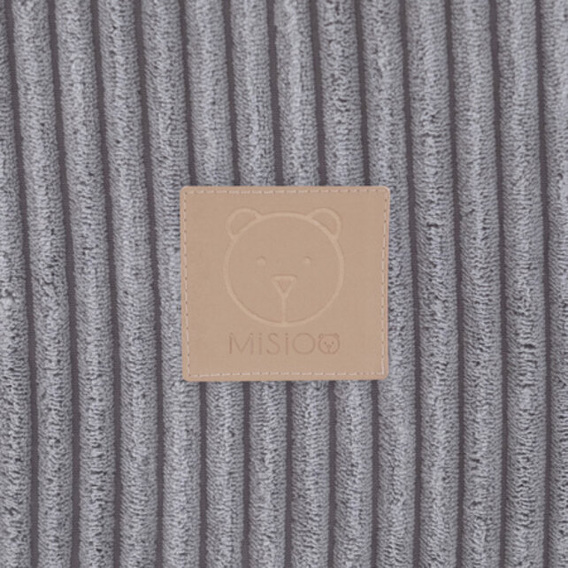 Ballenbak Rond 90x30 | Light Grey Corduroy excl. ballen