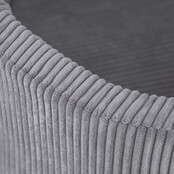 Ballenbak Rond 90x30 | Light Grey Corduroy excl. ballen