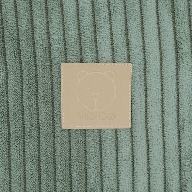 Ballenbak Rond 90x30 | Green Corduroy incl. 200 ballen (Pearl/Gold/Mint Pearl )