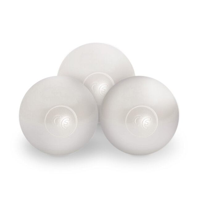 Ballenbak Rond 90x30 | Velvet Gold/Beige incl. 200 ballen (Pearl/Gold/Transparant)