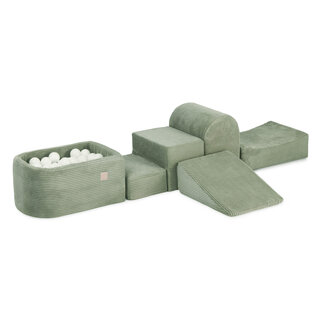 Hindernisbaan met Ballenbak | Green Corduroy